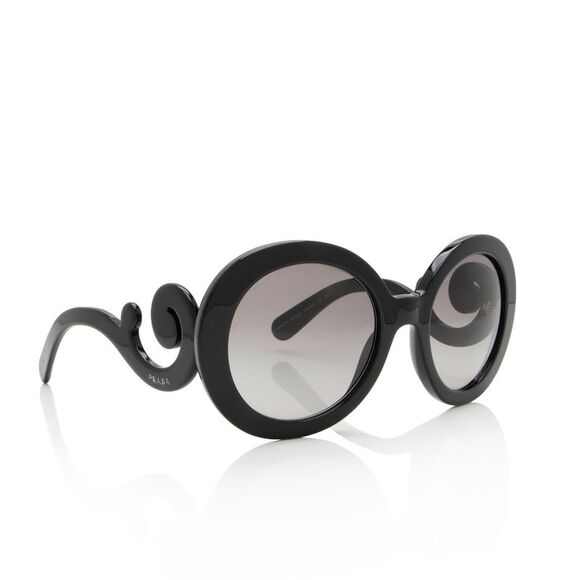 Prada Minimal Baroque Round Sunglasses - Picture 2 of 5